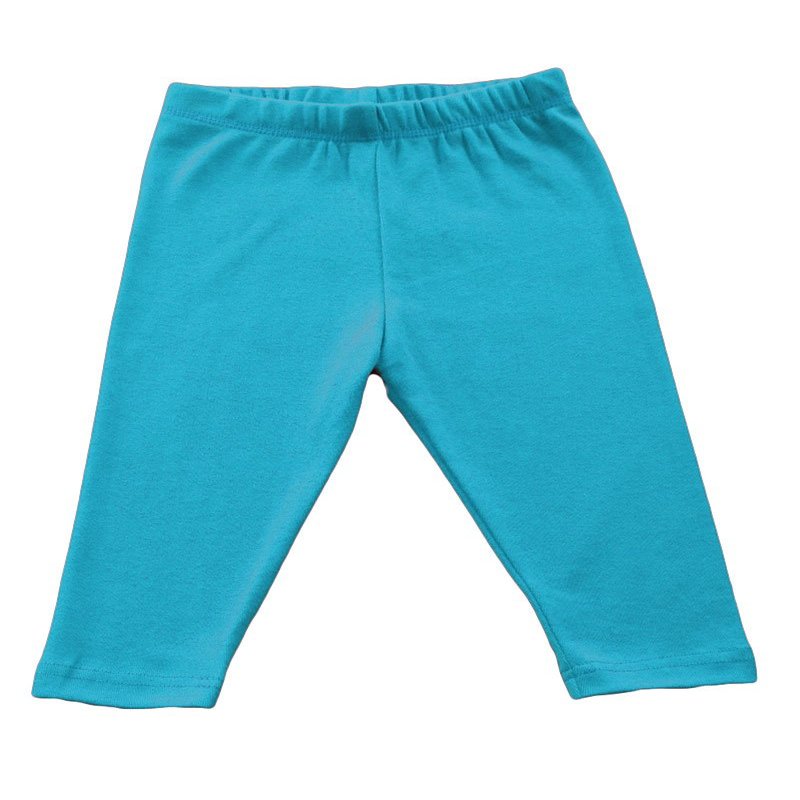 Monag Toddler Baby Rib Leggings, Turquoise, 6y