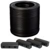Caliber Bunk Wrap Kit 23056-BK, 24-ft Roll of 2x6-in Bunk Wrap with Endcaps, Black view 1