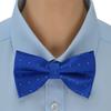 SYAYA Bow Tie for Men, Boys Classic Tuxedo Bowtie Glitter Dot for Wedding, Dinner Parties, Proms & Formal Business Events U-S-T9 (Royal Blue) view 4
