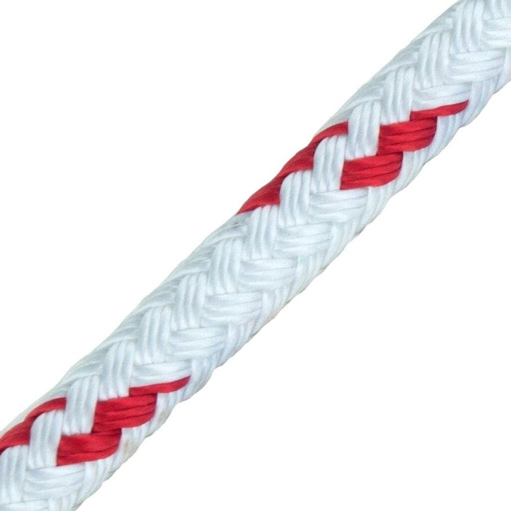 New England Ropes 3/16in (5mm) Sta-Set Red Fleck 70 Feet Long