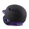 Boombah DEFCON Batting Helmet Black/Purple - Size Senior 7" - 7 3/4" view 3