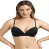 Smart & Sexy Women's Swim Secret Convertible Push-up Bikini Top, Black Hue, 32B view 1