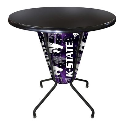 Holland Bar Stool Co. Outdoor/Indoor LED Lighted Kansas State Pub Table