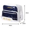 HI-Gold HB-9000 Shoulder Bag, Regular Size, Navy x White view 4