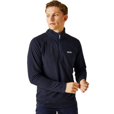 Regatta Montes Half Zip Lightweight Fleece Top - XL - Navy Blue
