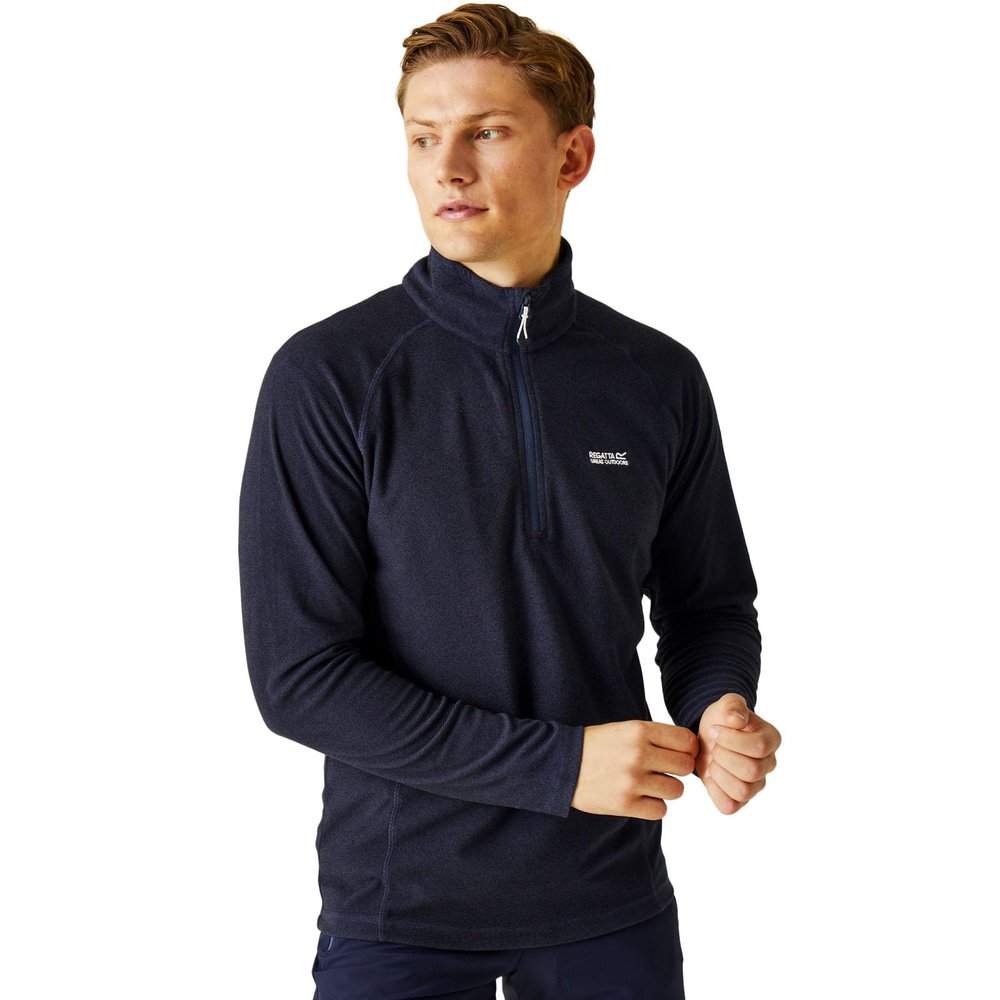 Regatta Montes Half Zip Lightweight Fleece Top - XL - Navy Blue