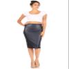 Faux Leather Skirts for Women High Waisted Leather Bodycon Pencil Skirt view 2