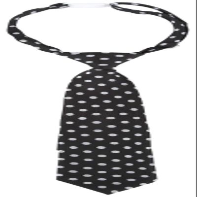 Andy & Evan Boys B/w Dot Tie, black, 0/24