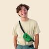 DALIX 3 Pocket Fanny Pack Money Pouch Concealer (Green) view 3