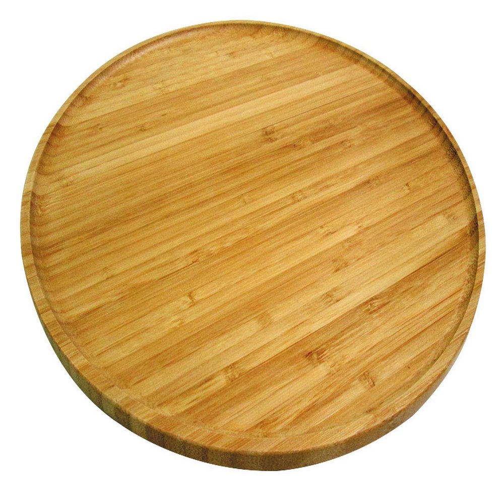 (PEARL METAL) Captain Stag UP-2548 Bamboo Tableware, TAKE-WARE Stacked Round Plate, 11.0 x 11.0 x 0.6 inches (280 x 280 x 15 mm)