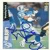 Sports Memorabilia Glyn Milburn Autographed Football Card (Detroit Lions) 1996 Upper Deck No.U180 view 1