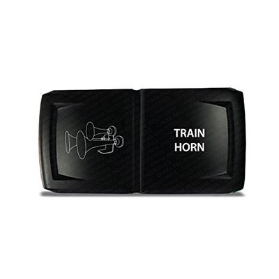 CH4X4 Rocker Switch V2 Train Horn Symbol - Horizontal - Amber Led