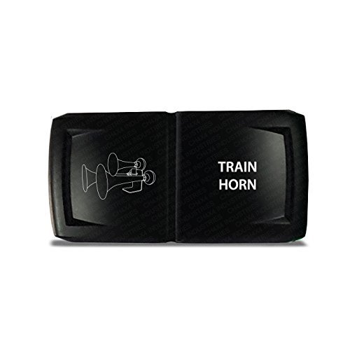 CH4X4 Rocker Switch V2 Train Horn Symbol - Horizontal - Amber Led