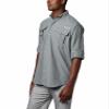 Columbia Mens PFG Bahama II Long Sleeve Shirt, Cool Grey, X-Large view 4
