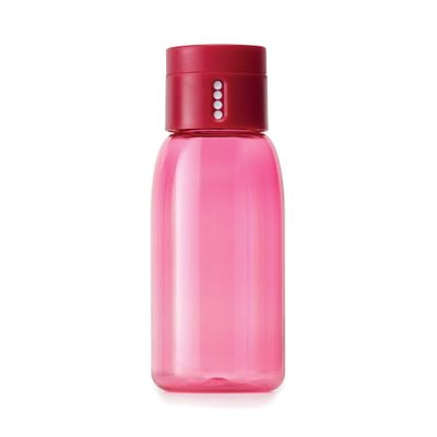 Joseph Joseph Dot Hydration Tracking Water Bottle, Pink, 400 ml