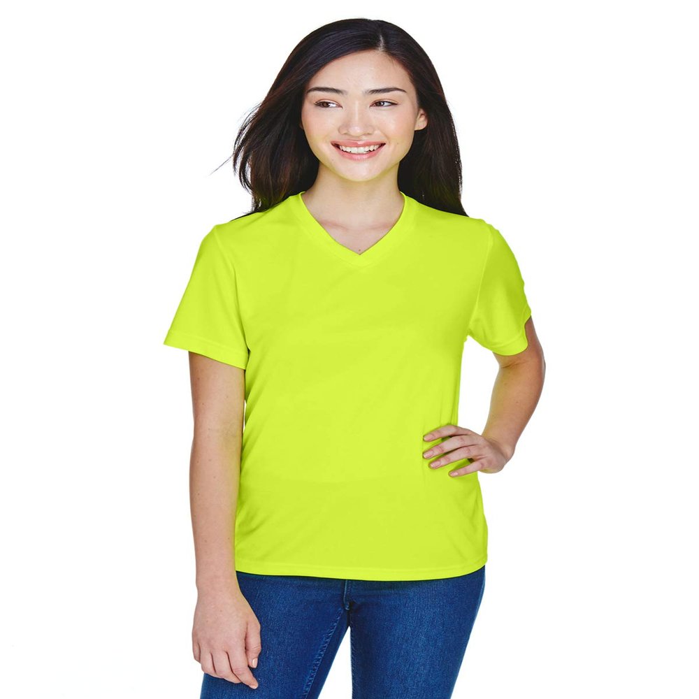 Team 365 Ladies' Zone Performance T-Shirt M SAFETY YELLOW