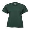 Badger Sport C2 Forrest Green Ladies Small Short Sleeve Wicking Tee view 1