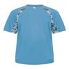 Badger Sport Columbia Blue Digi-Camo Youth Large Short Sleeve view 1