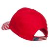 3D USA Flag Cotton Twill Cap - Red OSFM view 3