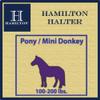 Hamilton Pet & Equine Hamilton 3/4" Nylon Adjustable Chin Horse Halter, Pony, Raspberry view 4