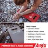 AIREX Premium Seat and Knee Cushion -Versatile Comfortable Knee or Seat Pad for Yoga, Pilates, Exercising, Gardening, Seating, Work, and More, 16" x 16", Red view 2