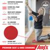 AIREX Premium Seat and Knee Cushion -Versatile Comfortable Knee or Seat Pad for Yoga, Pilates, Exercising, Gardening, Seating, Work, and More, 16" x 16", Red view 3