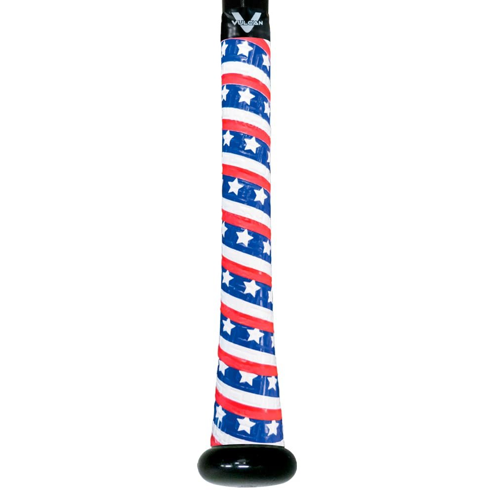 Vulcan | 1.75mm Bat Grip | Baseball/Softball | Stars 'n' Bars