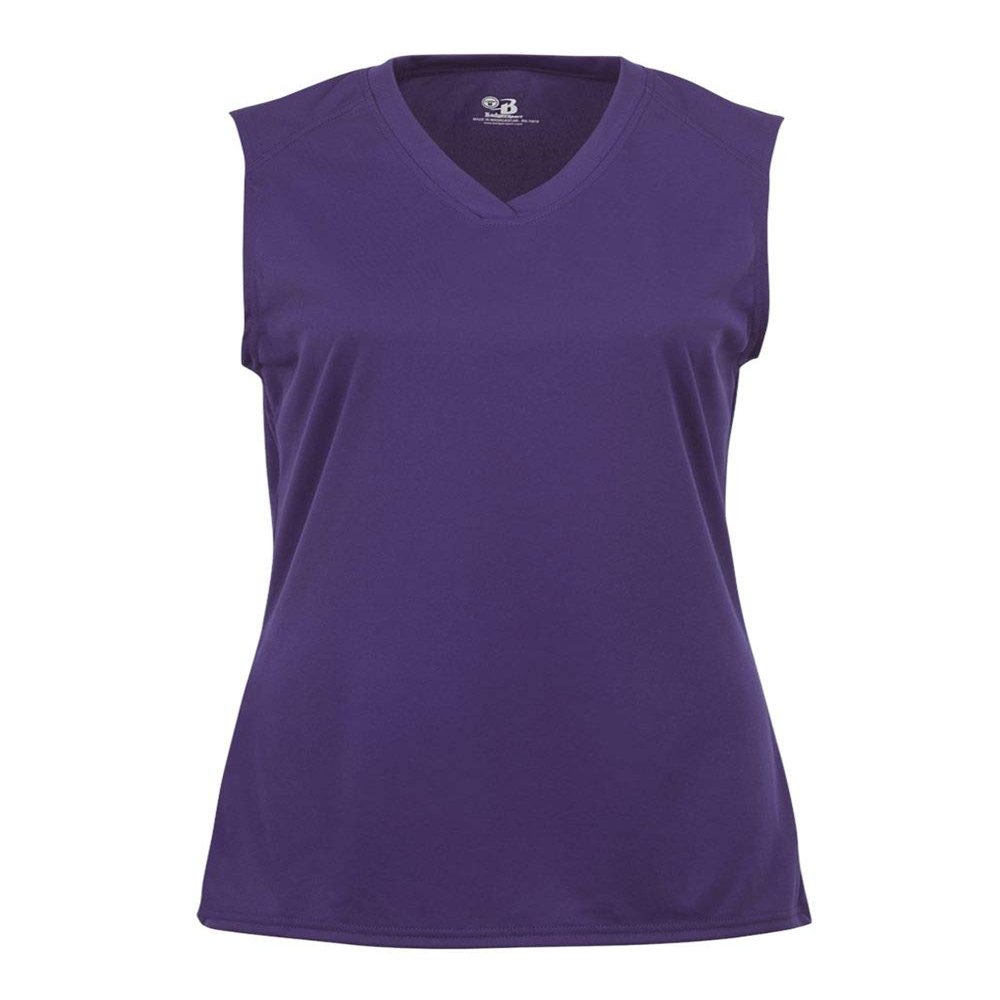 Badger Sport Purple Adult XL Sleeveless Wicking Tee