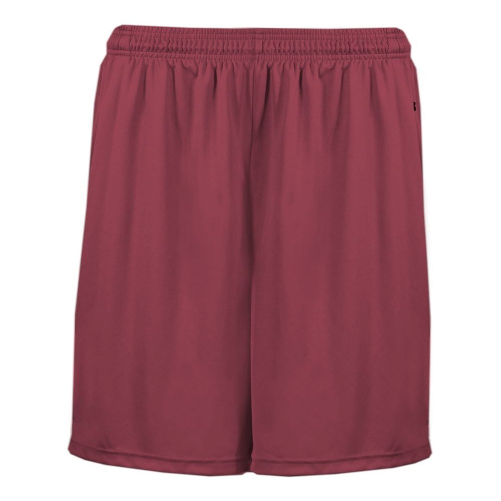 Badger Sport Cardinal 10" Adult Small Athletic B-Core Pocketed Shorts