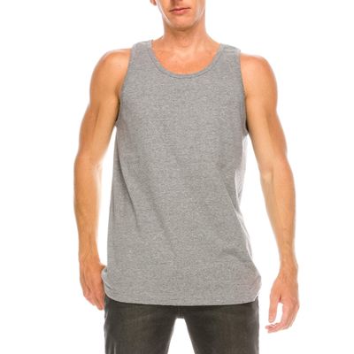 PRO 5 Mens Tank Top, X-Large, Heather Grey