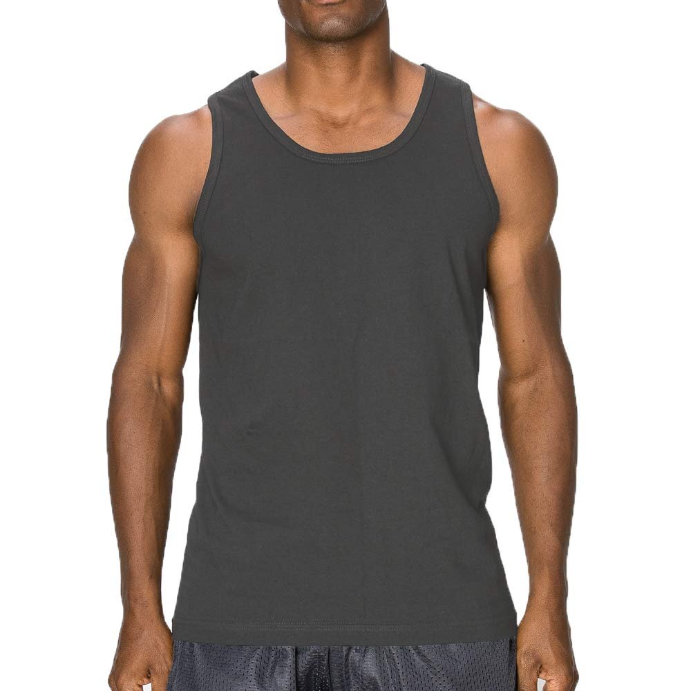 PRO 5 Mens Tank Top, X-Large, Dark Grey