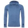 Awdis Just Cool Mens Cowl Neck Long Sleeve Baselayer Top (M) (Black Slate Melange) view 4