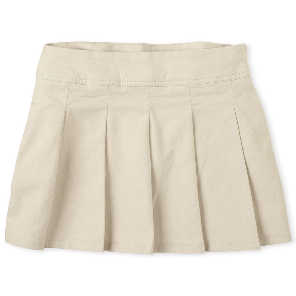 The Children's Place Girls Pleated Fashion-skorts, Bisquit, 16 US