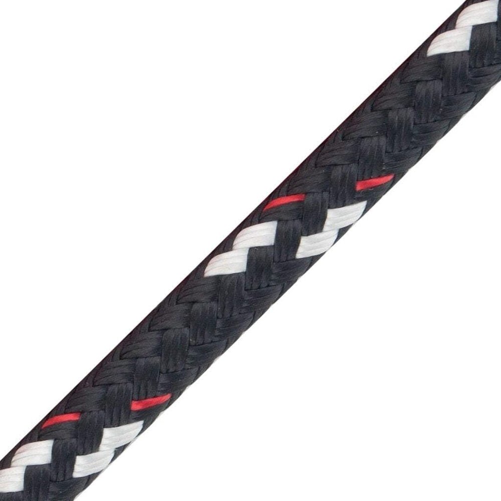 New England Ropes 3/16in (5mm) Sta-Set Solid Black 130 Feet Long