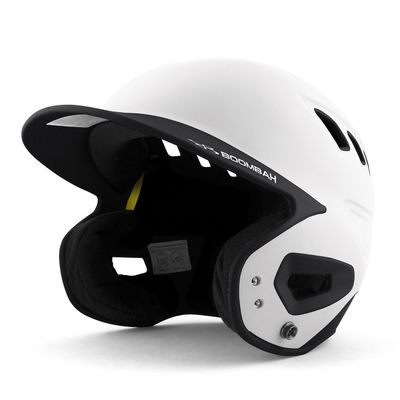 Boombah DEFCON Batting Helmet White/Black - Size Senior 7" - 7 3/4"