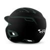 Boombah DEFCON Batting Helmet Sleek Profile Black/Dark Green - Size Senior 7" - 7 3/4" view 3