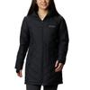 Columbia Women's Heavenly Long Hooded Jacket, Black, 3X view 1