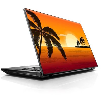 15 15.6 inch Laptop Notebook Skin Vinyl Sticker Cover Decal Fits 13.3" 14" 15.6" 16" HP Lenovo Apple Mac Dell Compaq Asus Acer/Palm Trees at Sunset