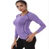 NELEUS Women's 3 Pack Compression Wear Athletic Long Sleeve Shirt for Girls,8021,Blue,Purple,Pink,S view 2