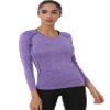 NELEUS Women's 3 Pack Compression Wear Athletic Long Sleeve Shirt for Girls,8021,Blue,Purple,Pink,S view 4