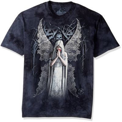 The Mountain Only Love Remains Adult T-Shirt, Blue, Small