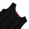 Bienzoe Girls School Uniform Jumper: Stretch Fit Pleated Hem Kids Sleeveless Dress Black 7 view 4