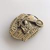 JEAN'S FRIEND Vintage Bronze Plated Emo Skull Motorcycle Biker Rider Belt Buckle view 2