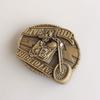 JEAN'S FRIEND Vintage Bronze Plated Emo Skull Motorcycle Biker Rider Belt Buckle view 4