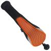 Andux 2pcs/Pack Long Neck Golf Hybrid Club Head Covers Interchangeable No. Tag CTMT-02 Orange view 3