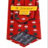Retreez Classy Christmas Tree and Snowflakes Woven Microfiber Pre-tied Boy's Tie - Red - 24 months - 4 years view 3