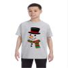ALLNTRENDS Kids T Shirt Snowman Ugly Christmas Xmas Gift Cool Holiday Top (S, Ash) view 1