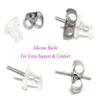 Stainless Steel Round 6mm Crystal Stud Earrings 29105 (Choose Your Color!!) (Sapphire) view 3