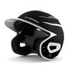 Boombah DEFCON Batting Helmet Sleek Profile Black/White - Size Senior 7" - 7 3/4" view 1