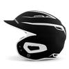Boombah DEFCON Batting Helmet Sleek Profile Black/White - Size Senior 7" - 7 3/4" view 2